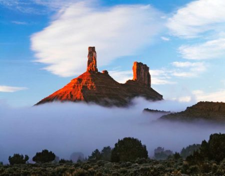 Castle Rock in Fog by Tom till