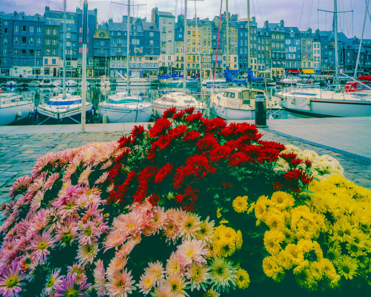 Honfleur Harbor, Normandy, France photographed by Tom Till