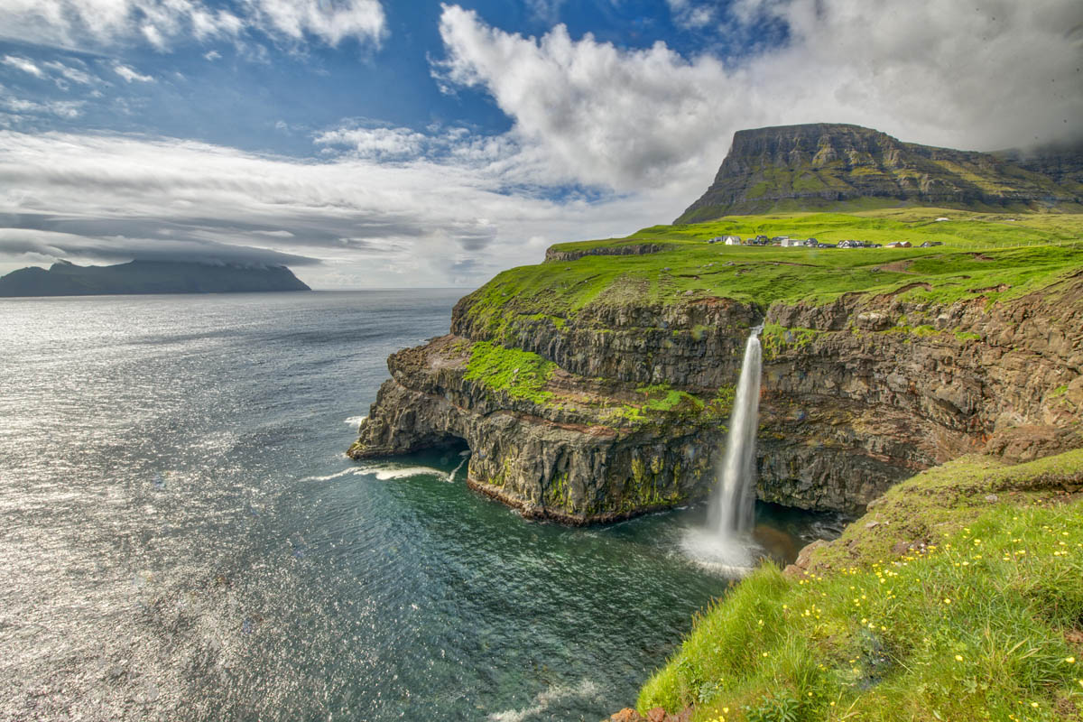 Living Water, Moss Waterfall - Faroe Islands